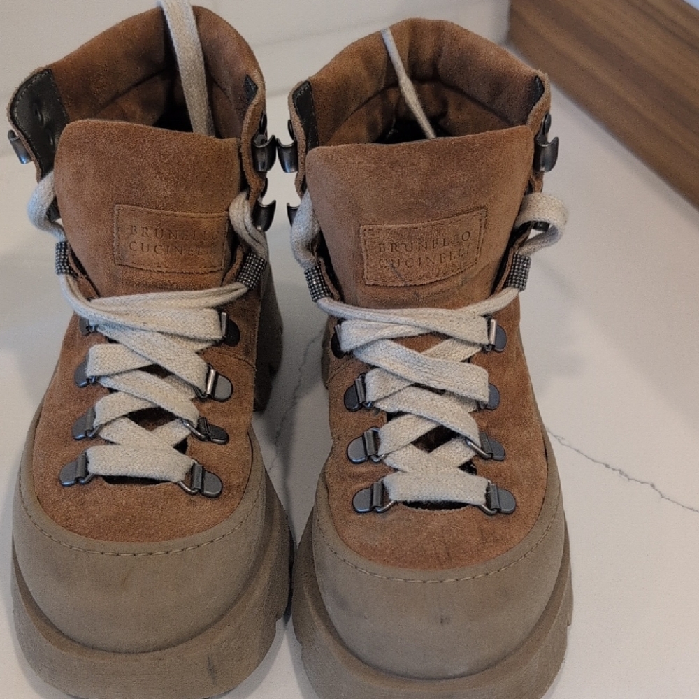 Brunello Cucinelli Hiking Boots Sz 33